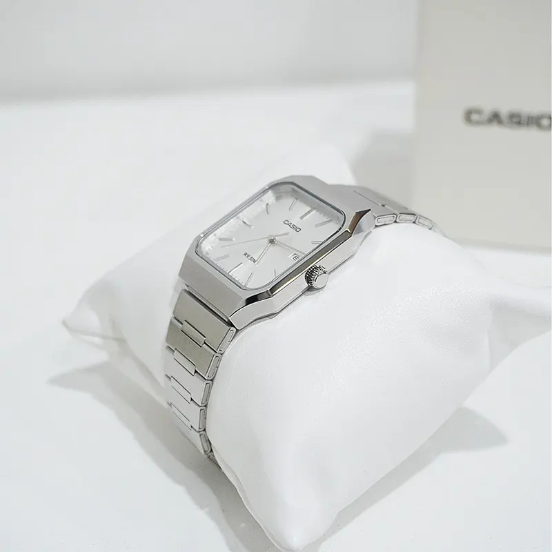 Casio Enticer Classic Quartz Silver Dial Men's Watch- MTP-B185D-7AV